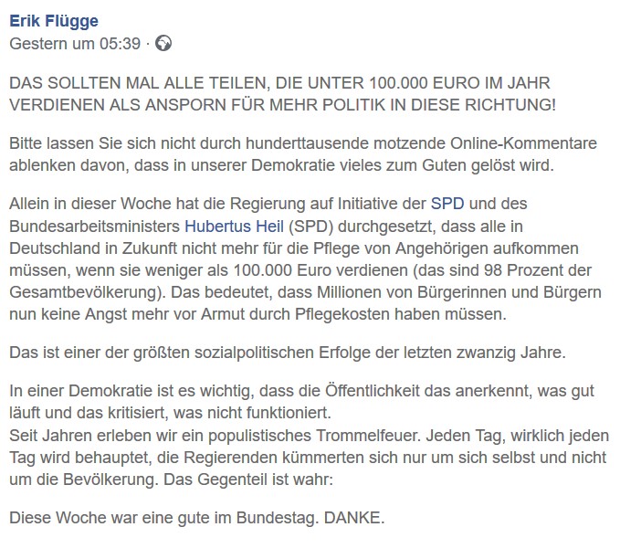 Pflege 100000€